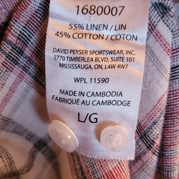 Weatherproof Vintage Men's Plaid Short Sleeve Shirt - Picture 5 of 5